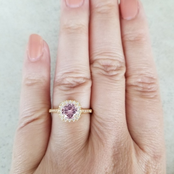 18k Pink Ring - Picture 7 of 8